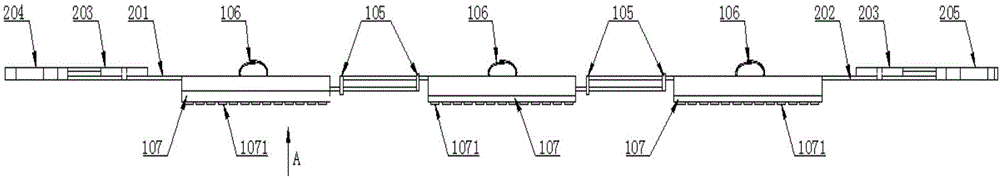 Block distribution type test cap