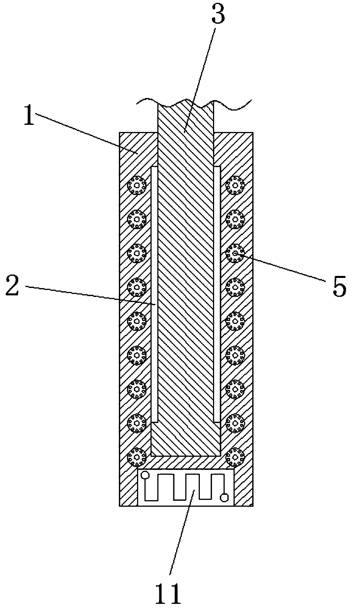 Rehabilitation treatment device for lubar intervertebral disc protrusion