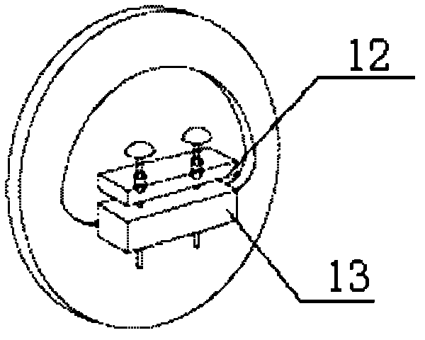 Device and method for measuring rotation angle and wave height of metal wire