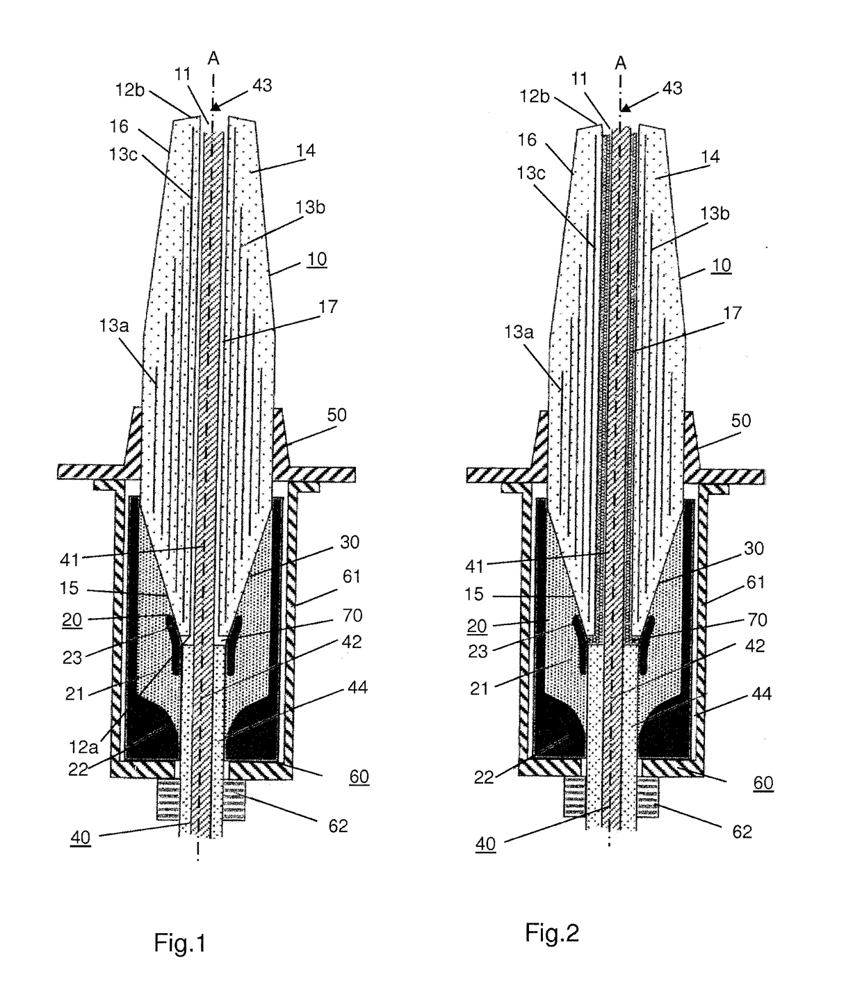 Cable fitting for connecting a high-voltage cable to a high-voltage component