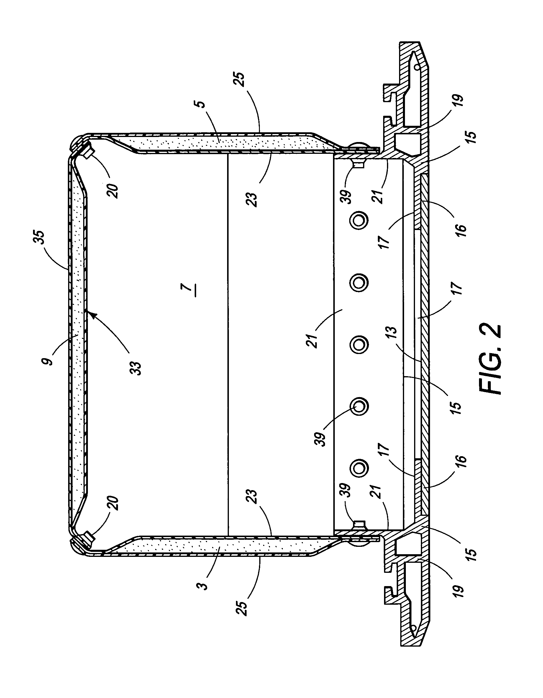 Modular container assembled from fiber reinforced thermoplastic sandwich panels