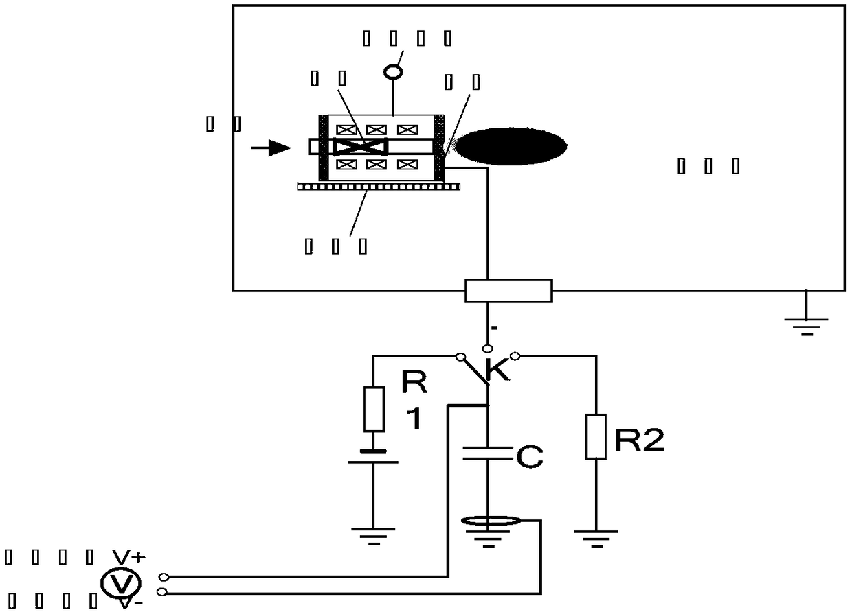 Verification method for spacecraft suspension potential test