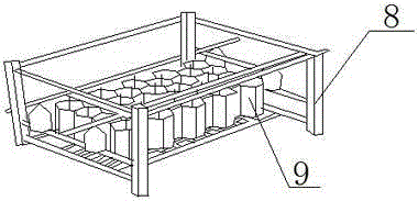 Water recycling device for cooling tower