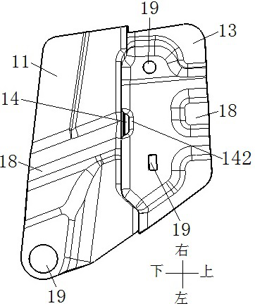 Vehicle door lock pin reinforcer, vehicle door assembly and vehicle