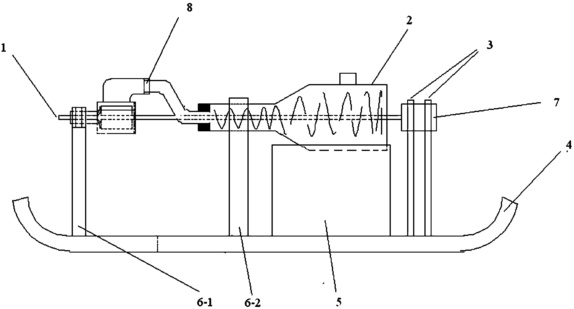 Spiral concrete sprayer