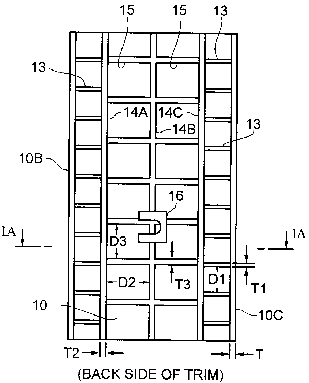 Impact energy absorbing structure for vehicle cabin