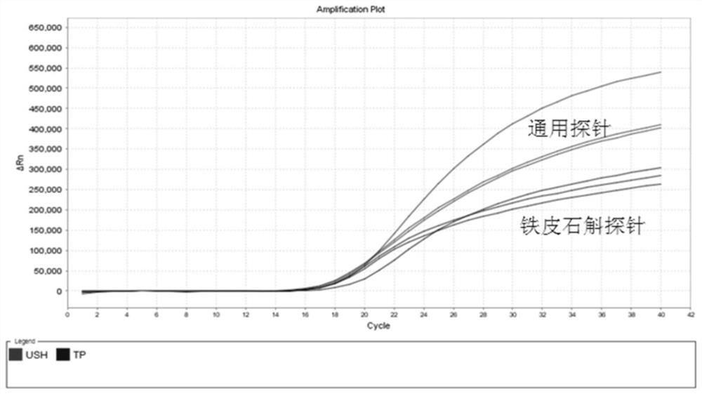 A kind of fluorescent pcr detection kit and application of differentiating dendrobium officinale