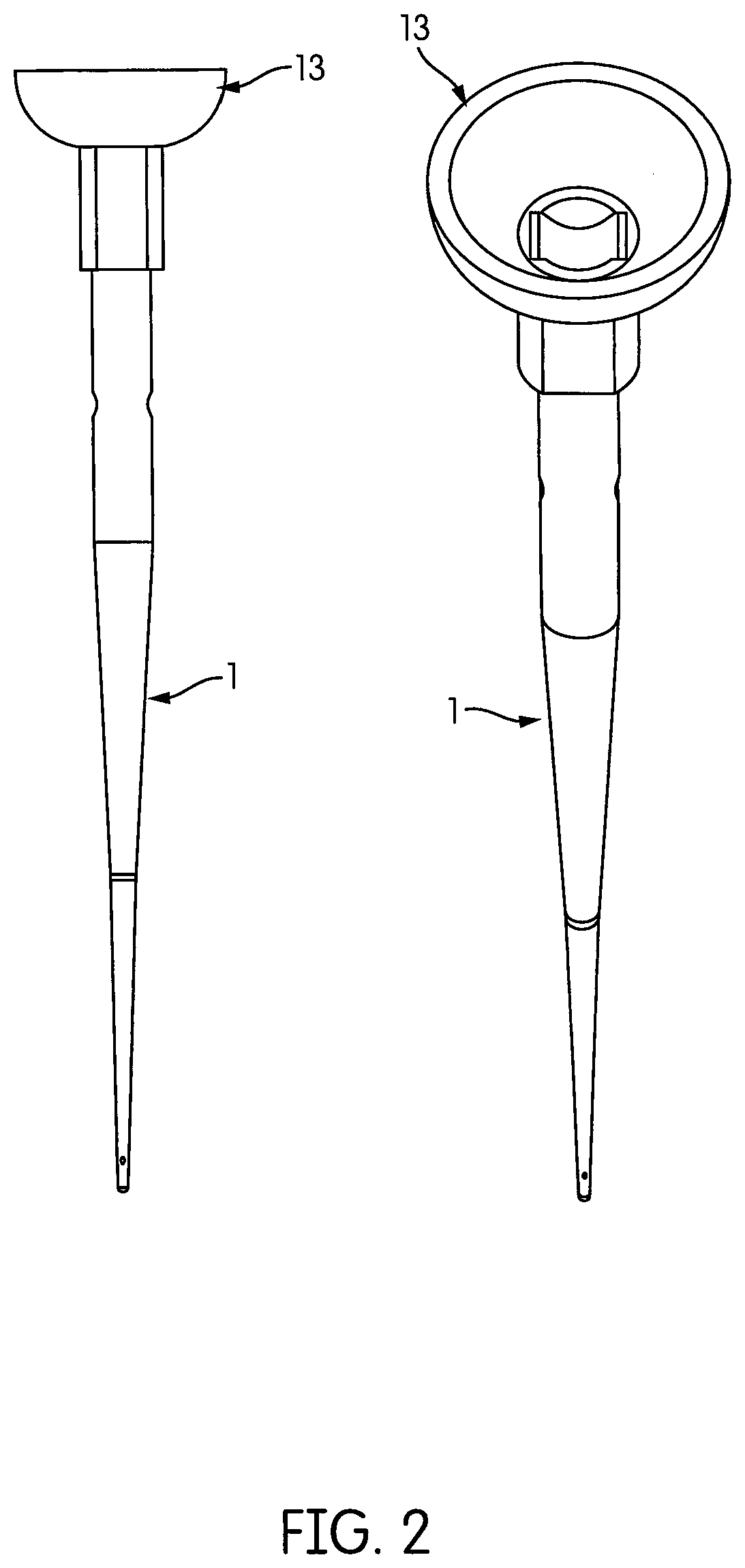 Device for continuous irrigation with activation in endodontics application