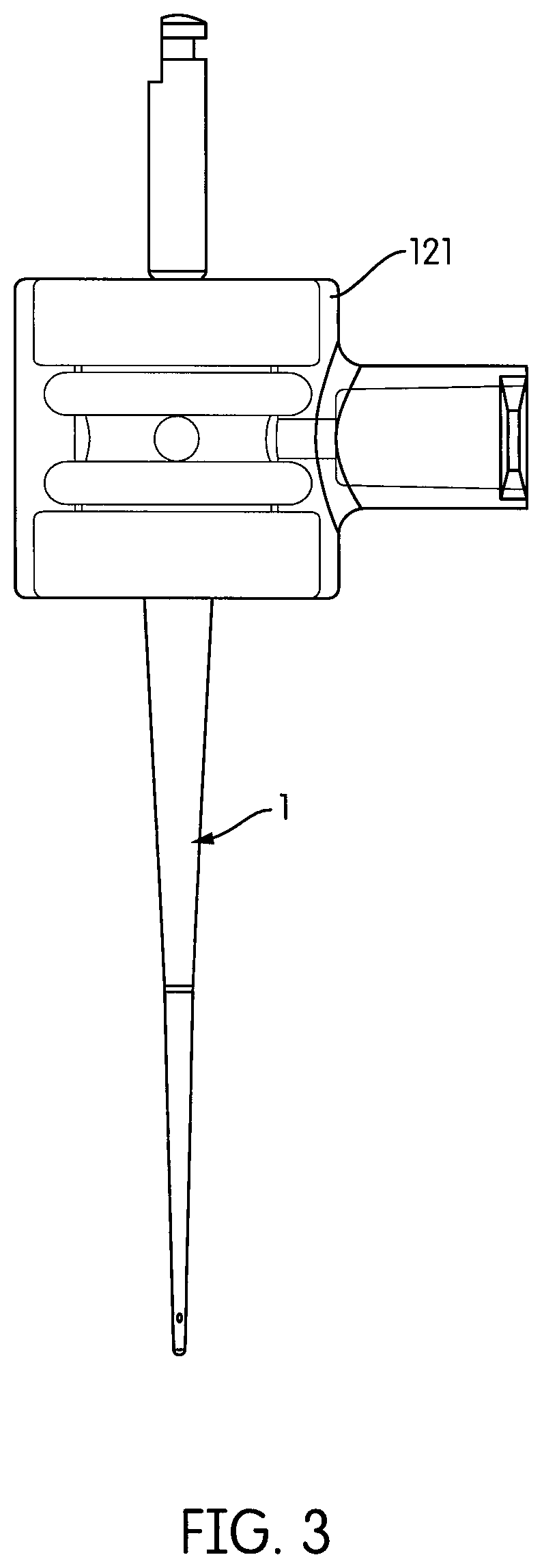 Device for continuous irrigation with activation in endodontics application