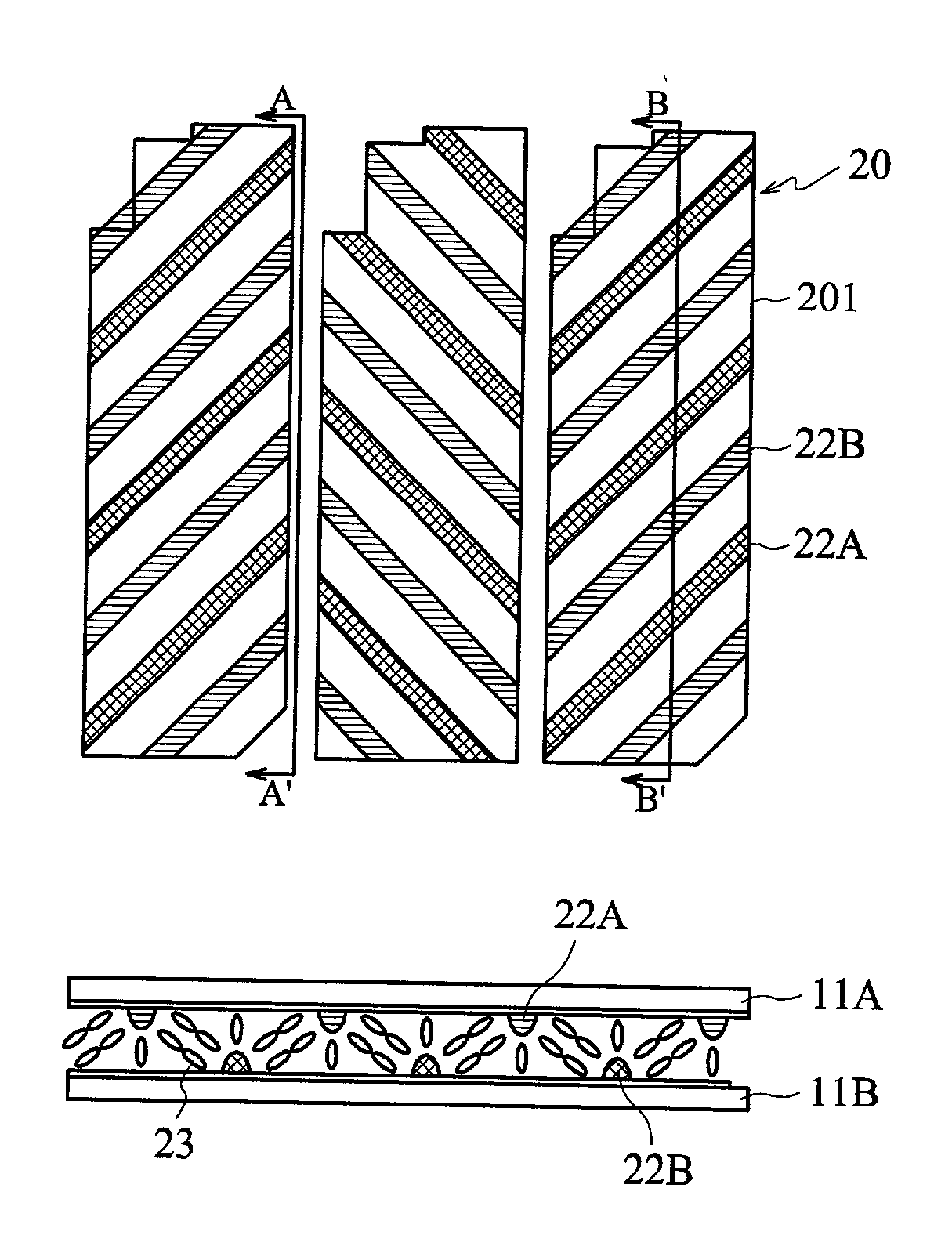 Multi-domain vertical alignment liquid crystal display with wide viewing angle