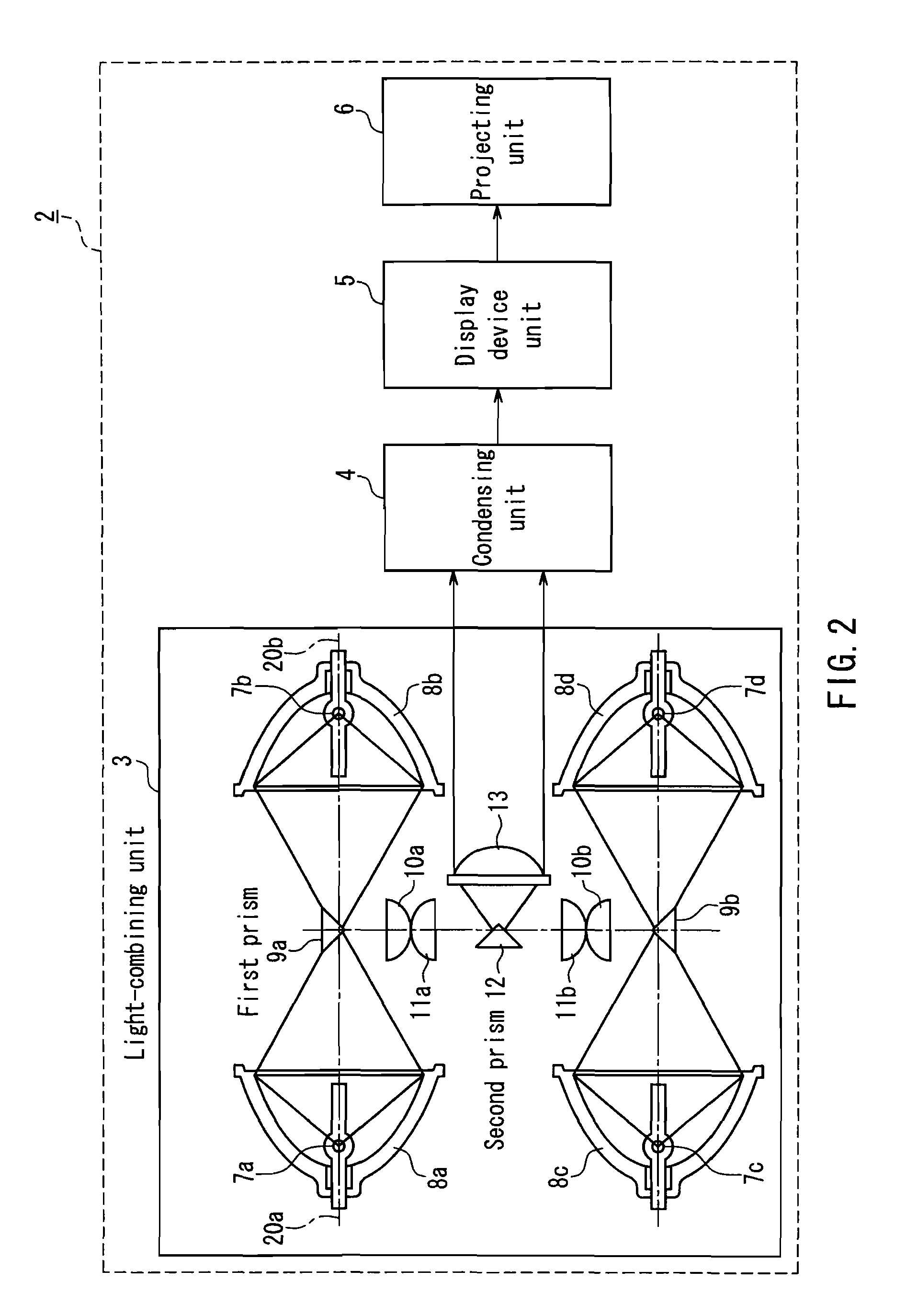 Projection type display apparatus