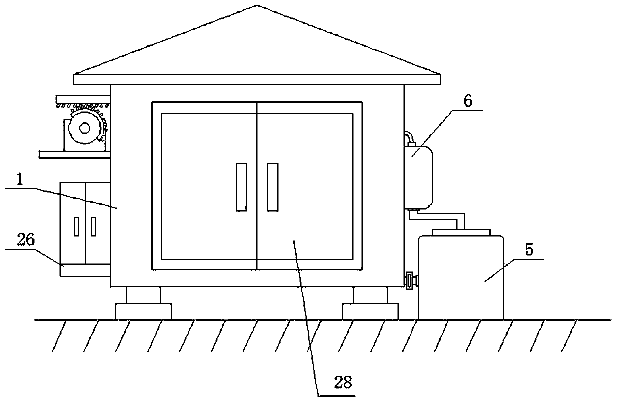 Water plant culture constant temperature and humidity device