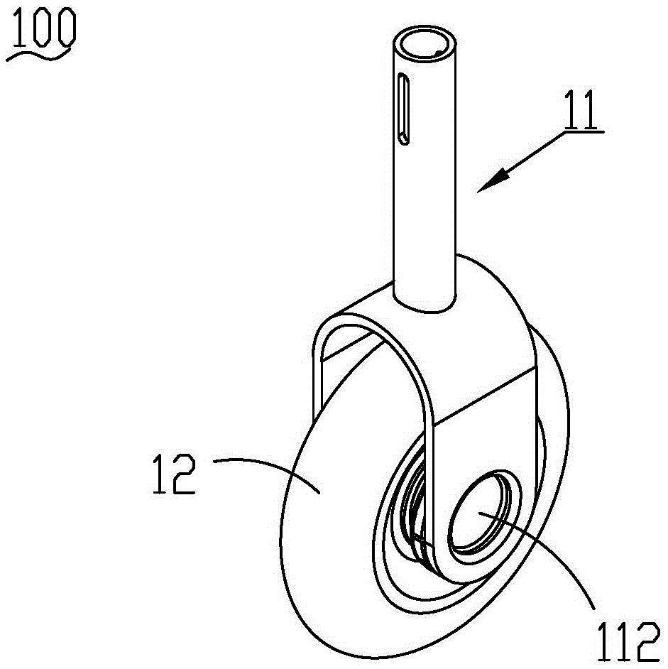 Wheel assembly, motor wheel assembly and scooter