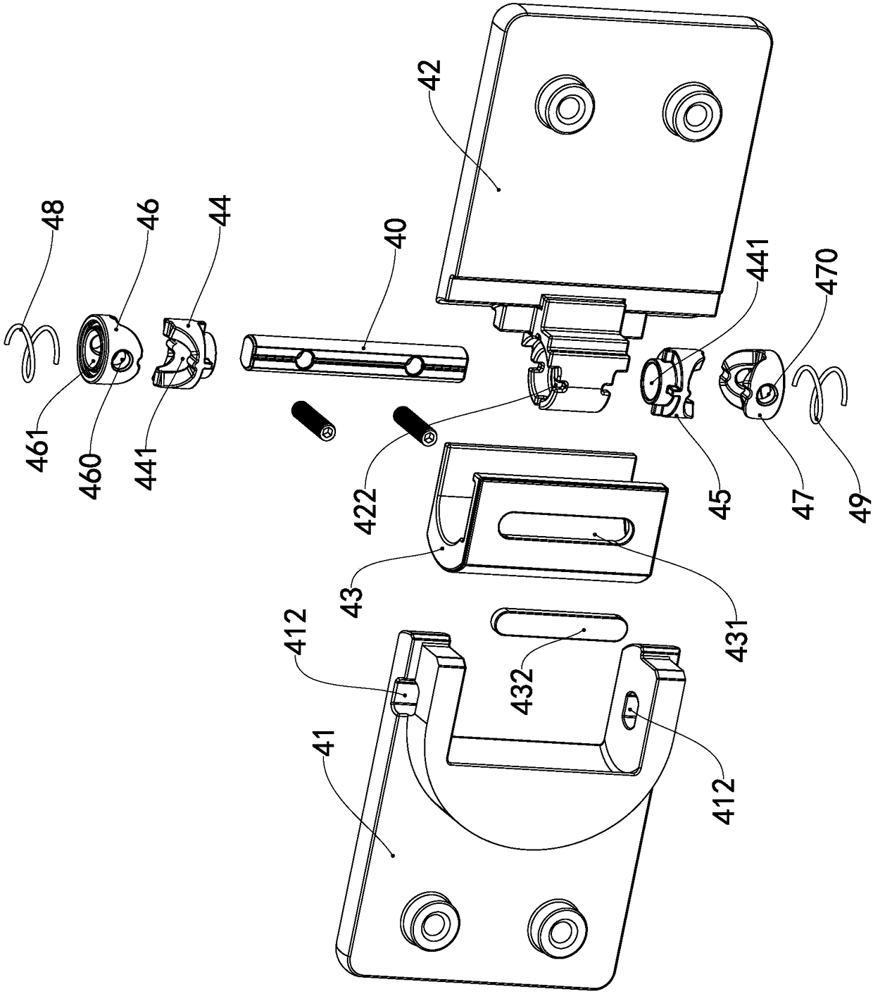 Lifting hinge and shower door