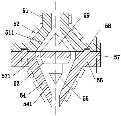 Three-dimensional printing device with injector head capable of being vibrated