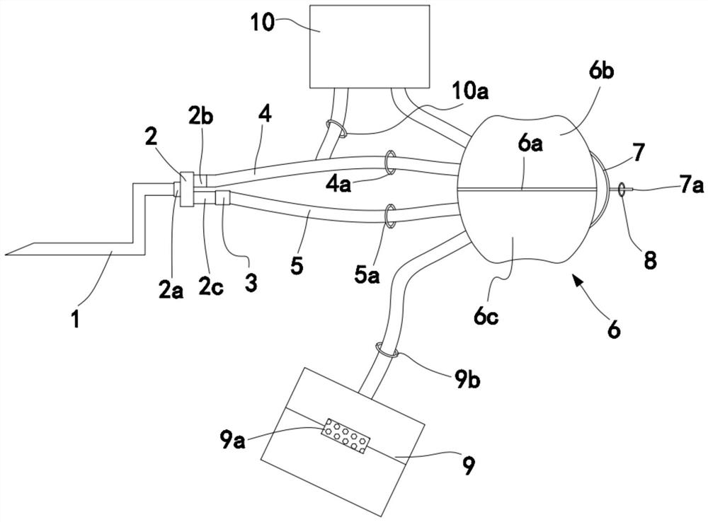 A device for treating popliteal cyst