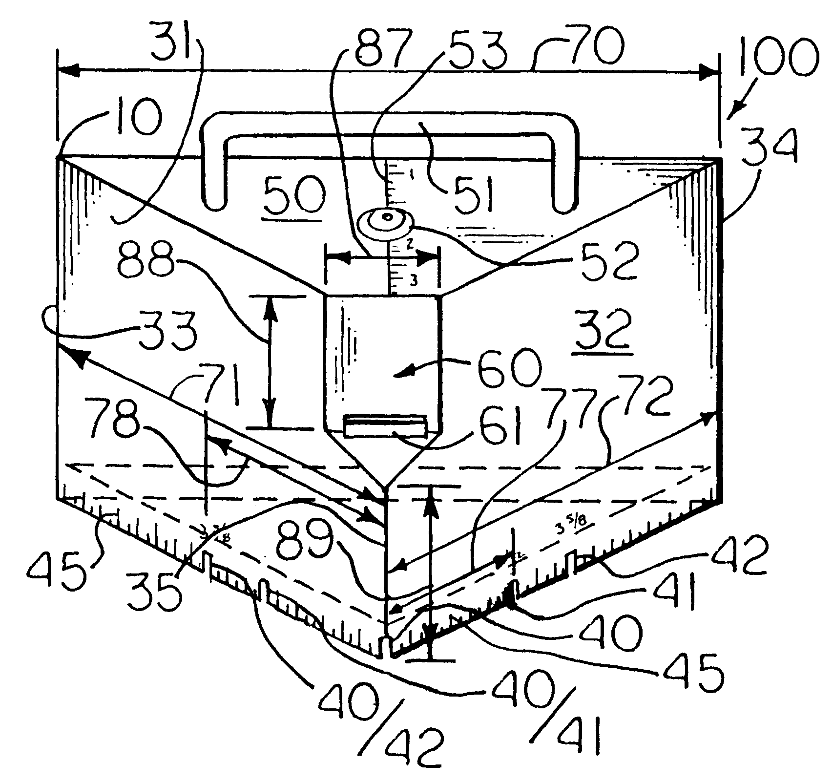 Construction layout block