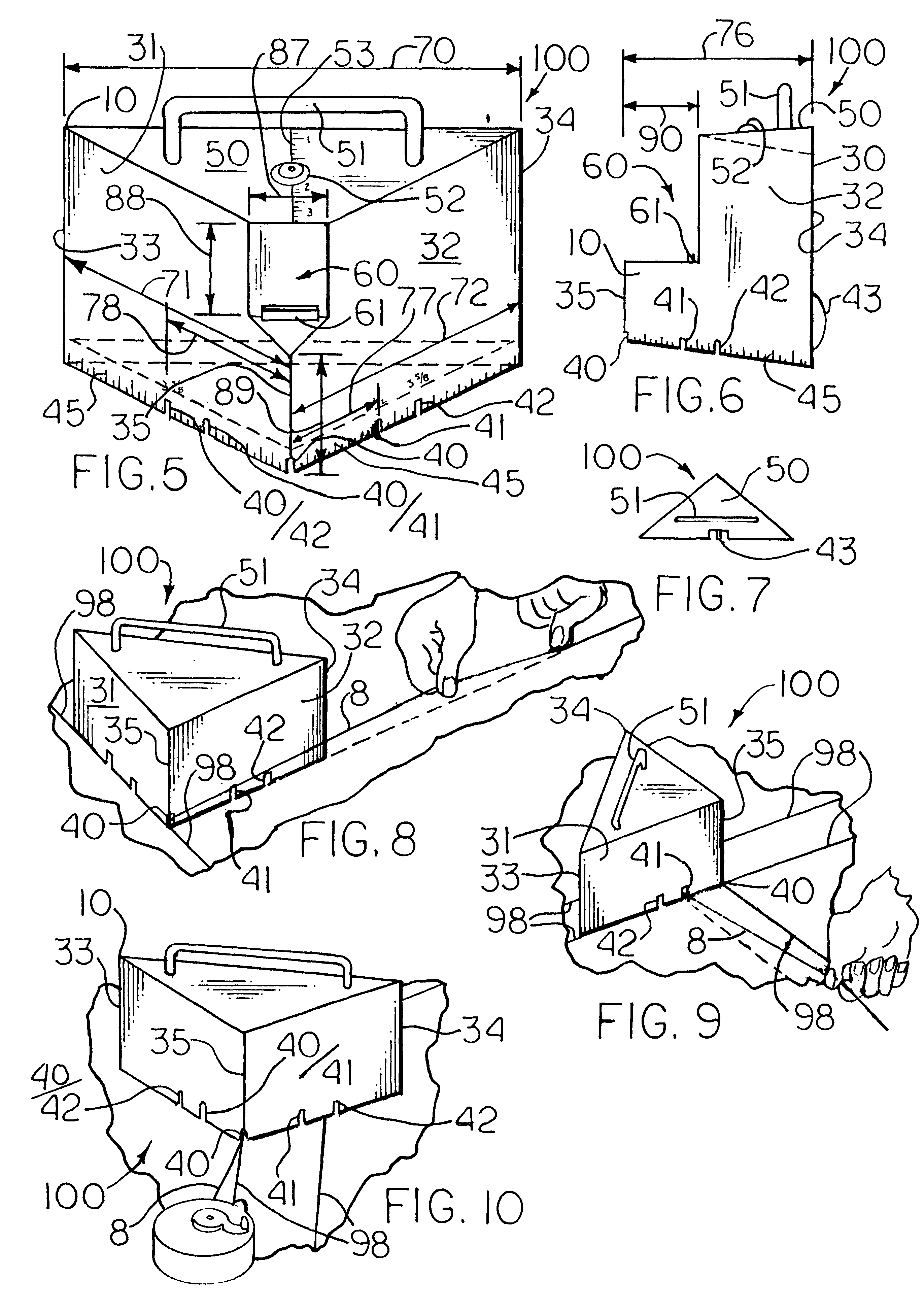 Construction layout block