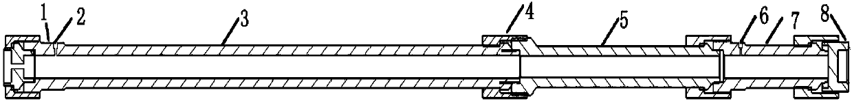 Testing device for bridge plug setting test