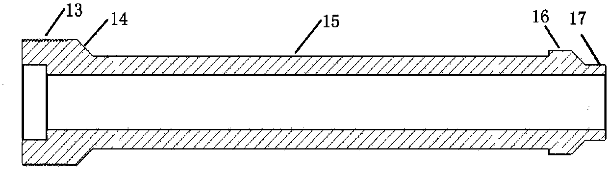 Testing device for bridge plug setting test