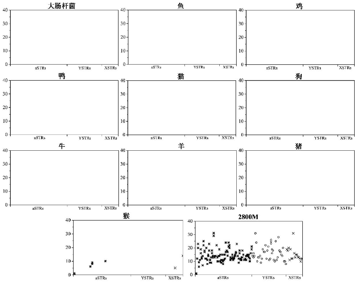 Kit for detecting 120 loci based on next-generation sequencing and primer combination used in kit