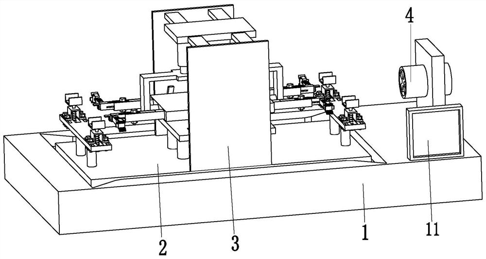 A kind of aerodynamic test system and test method of automobile frame