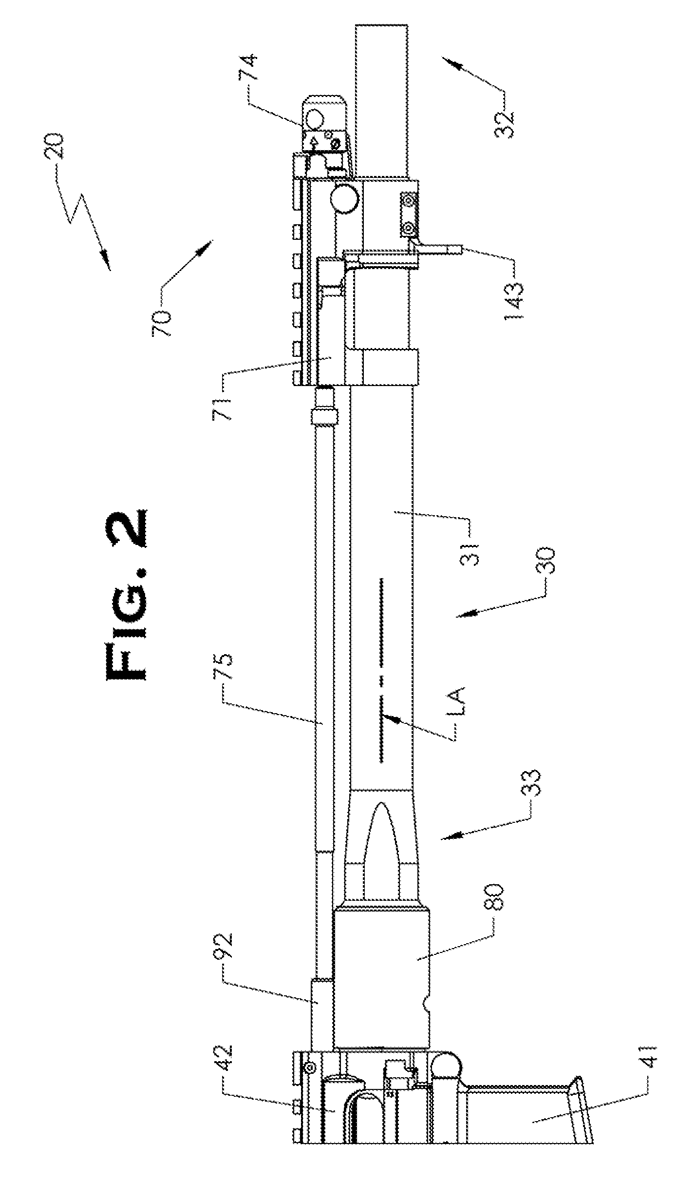 Firearm with quick coupling barrel system