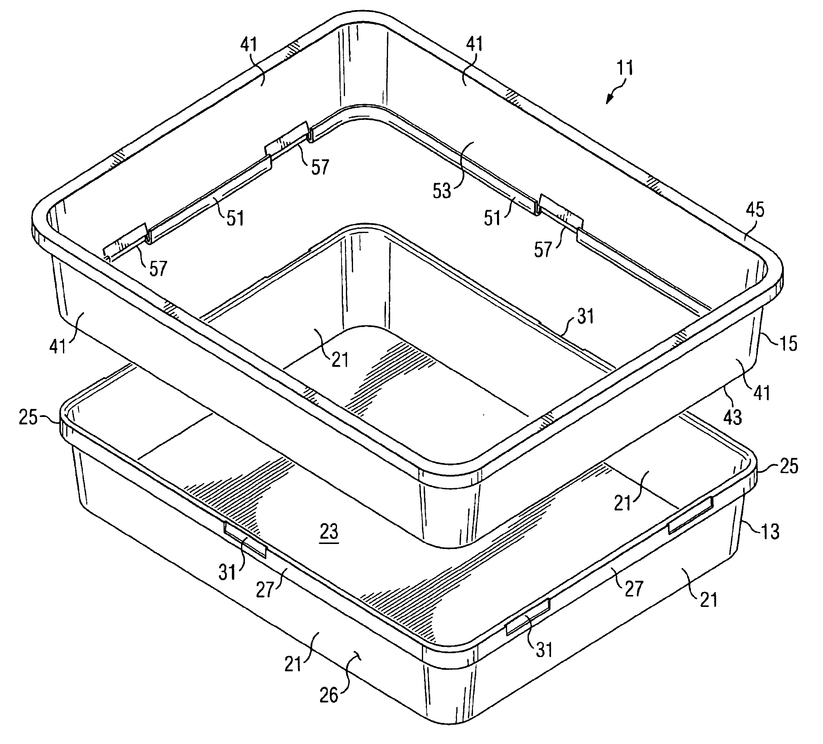 Collapsible storage bin