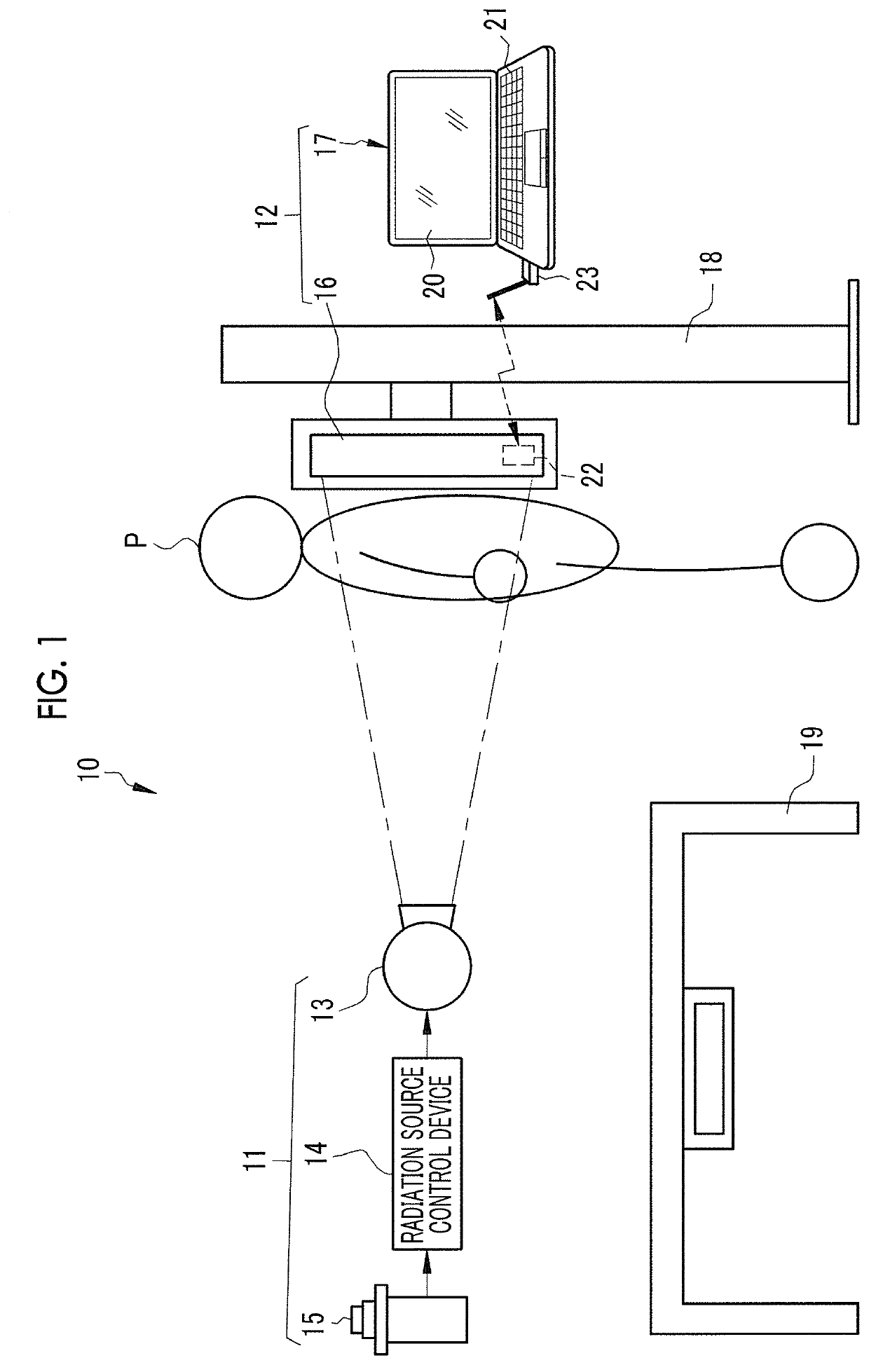 Radiographic image detection device and method for operating the same