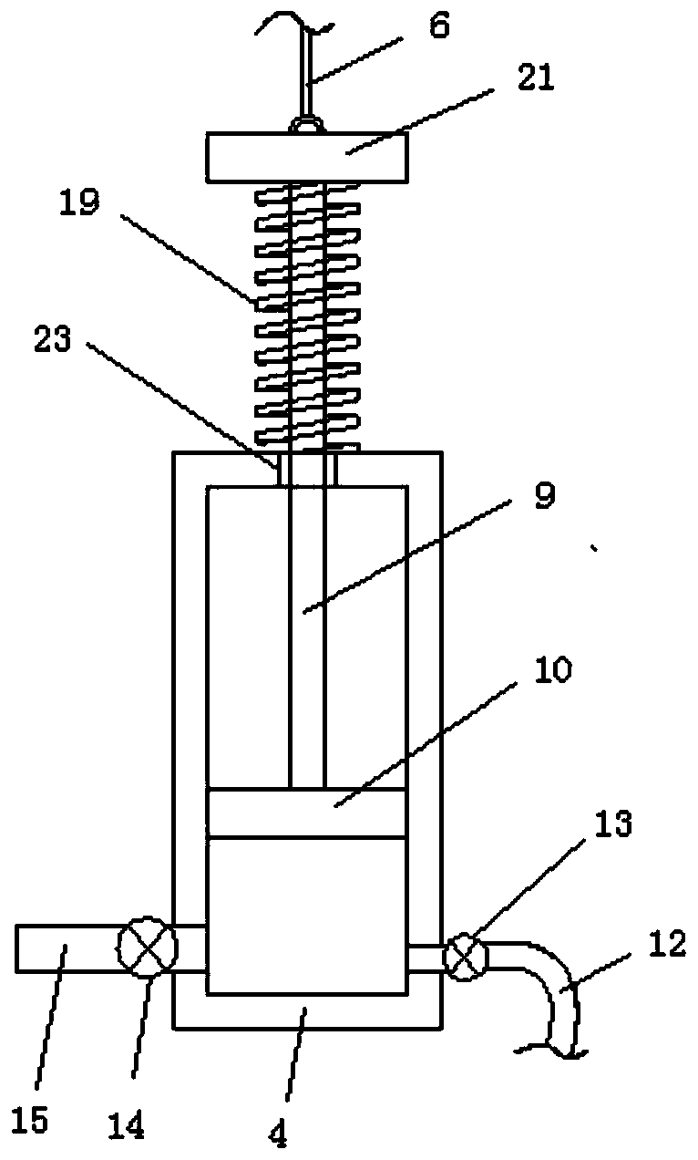 Clinical hematocele-preventing drainage operation device suitable for neurosurgery