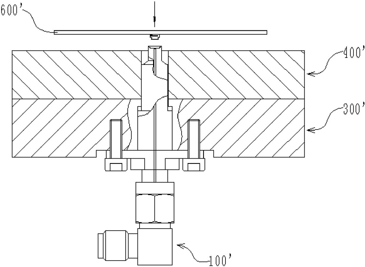 RF test equipment fixing device and RF test system