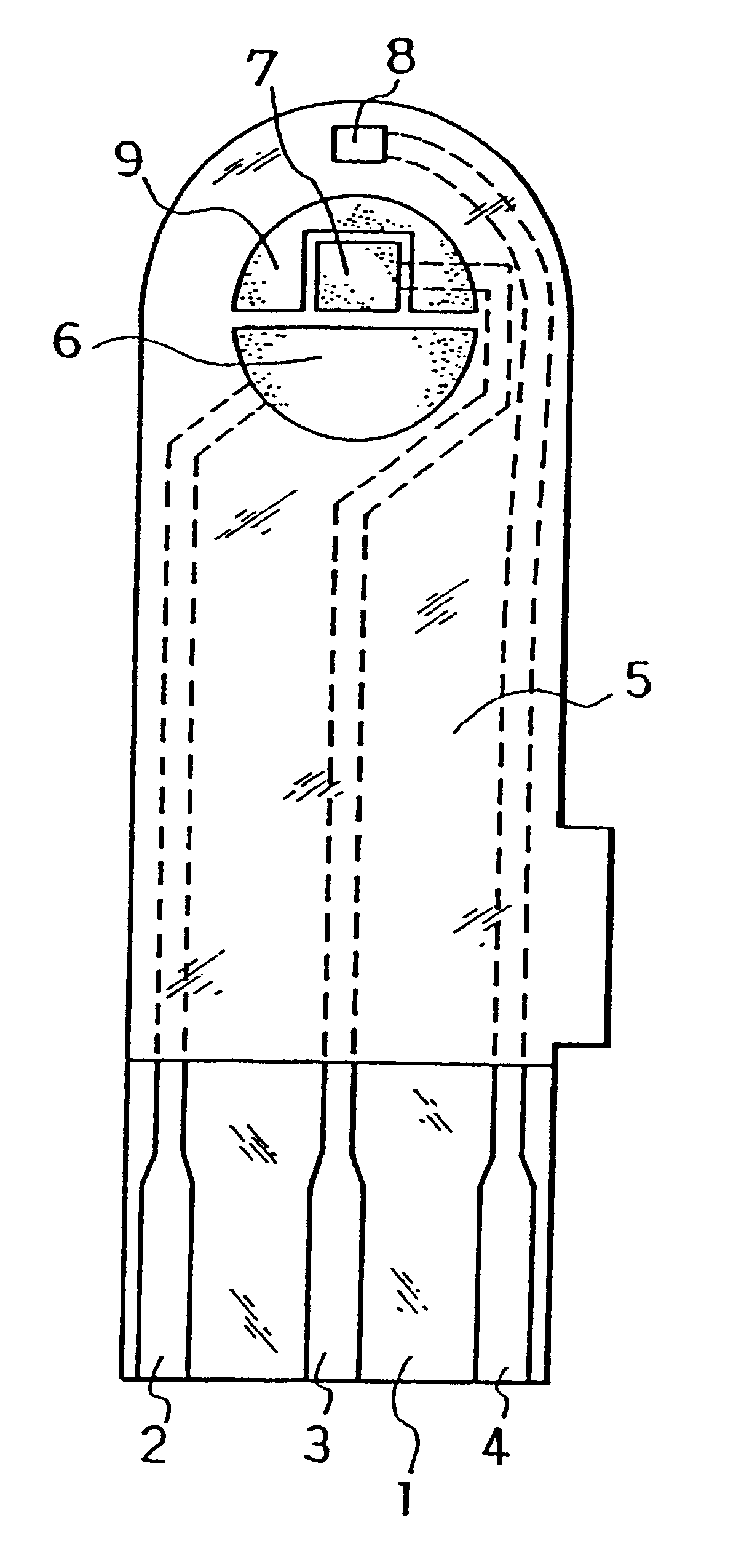 Device and method for determining the concentration of a substrate