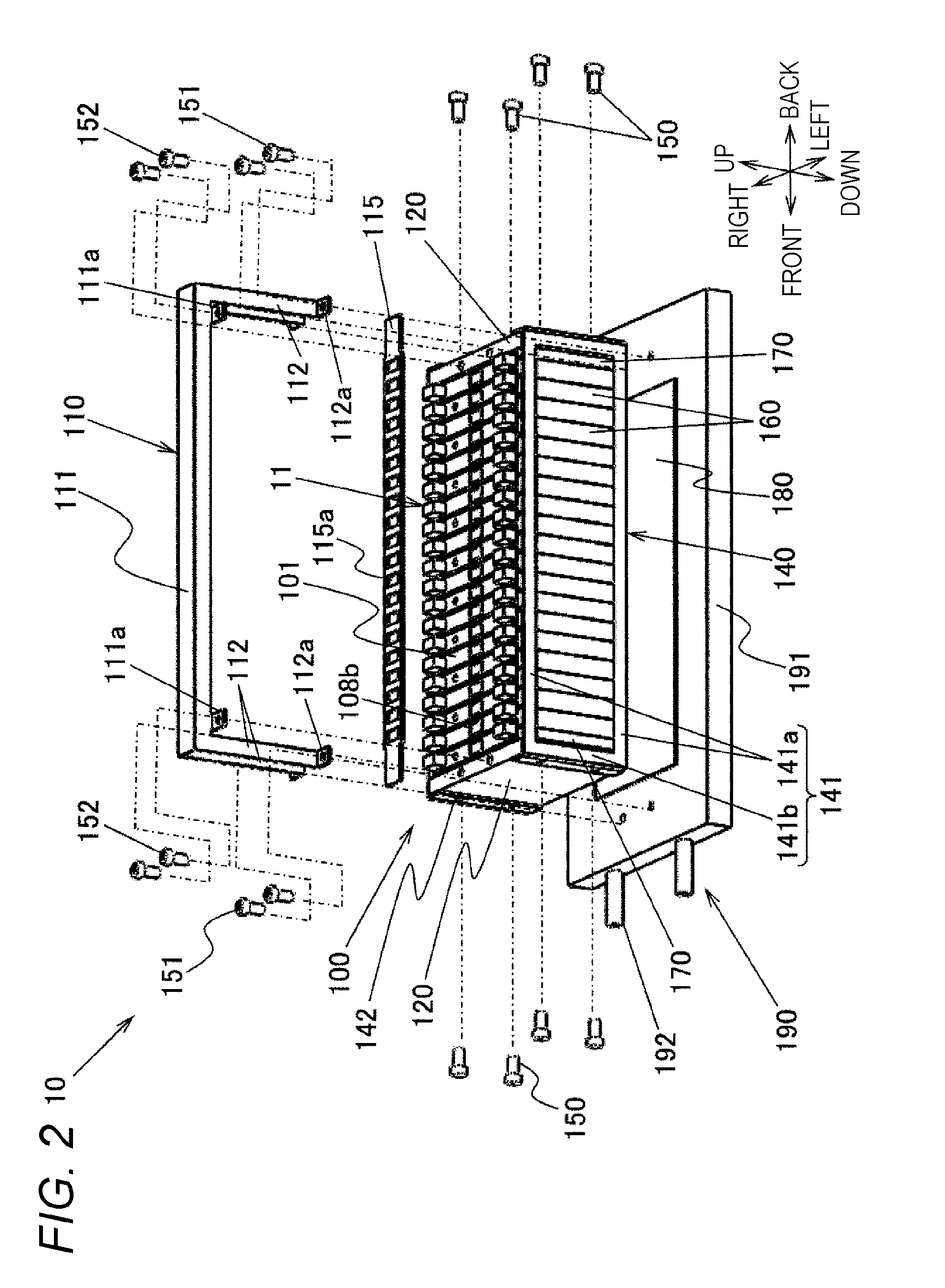 Electricity storage block and electricity storage module