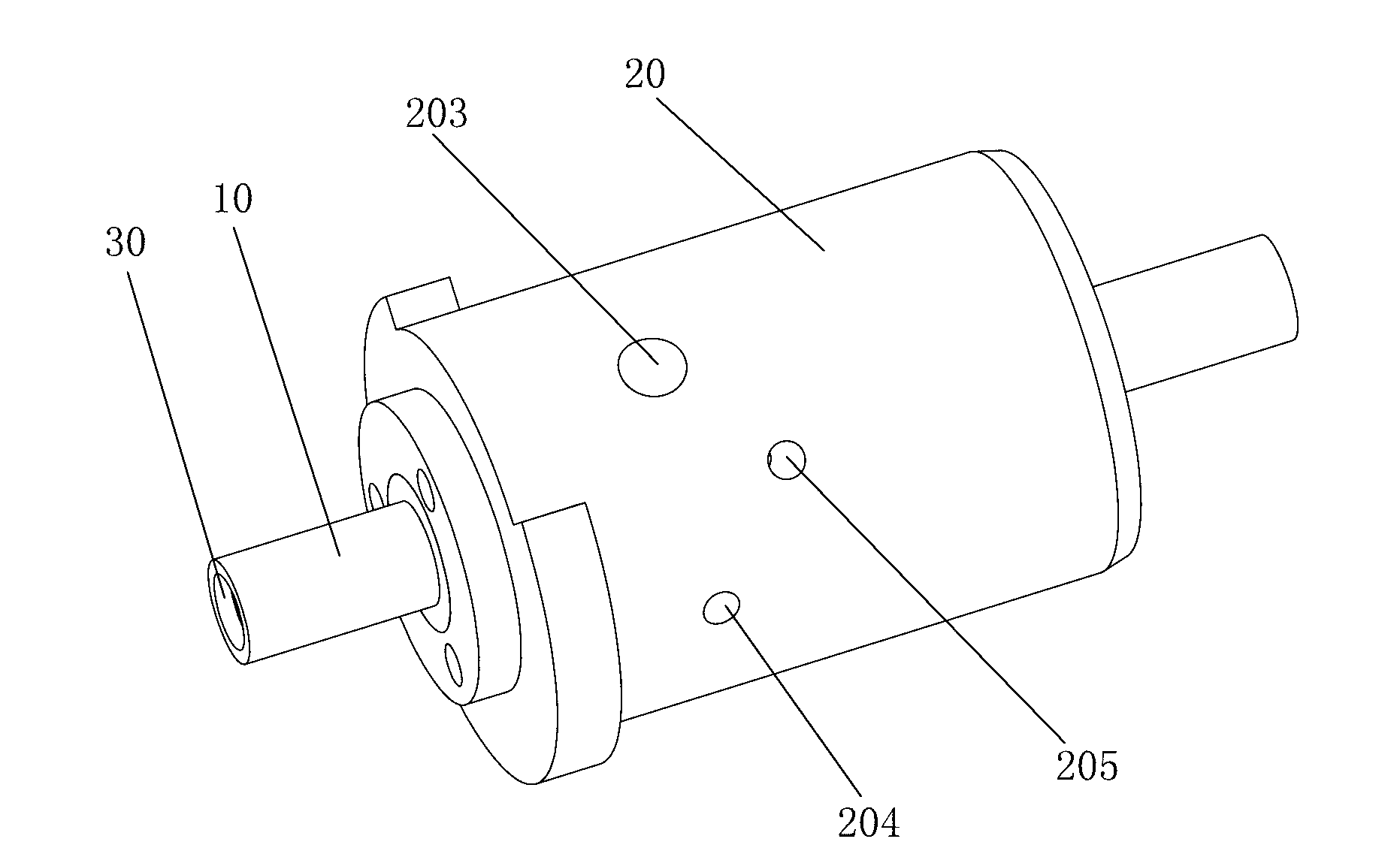 Front shaft sleeve assembly of lower shaft