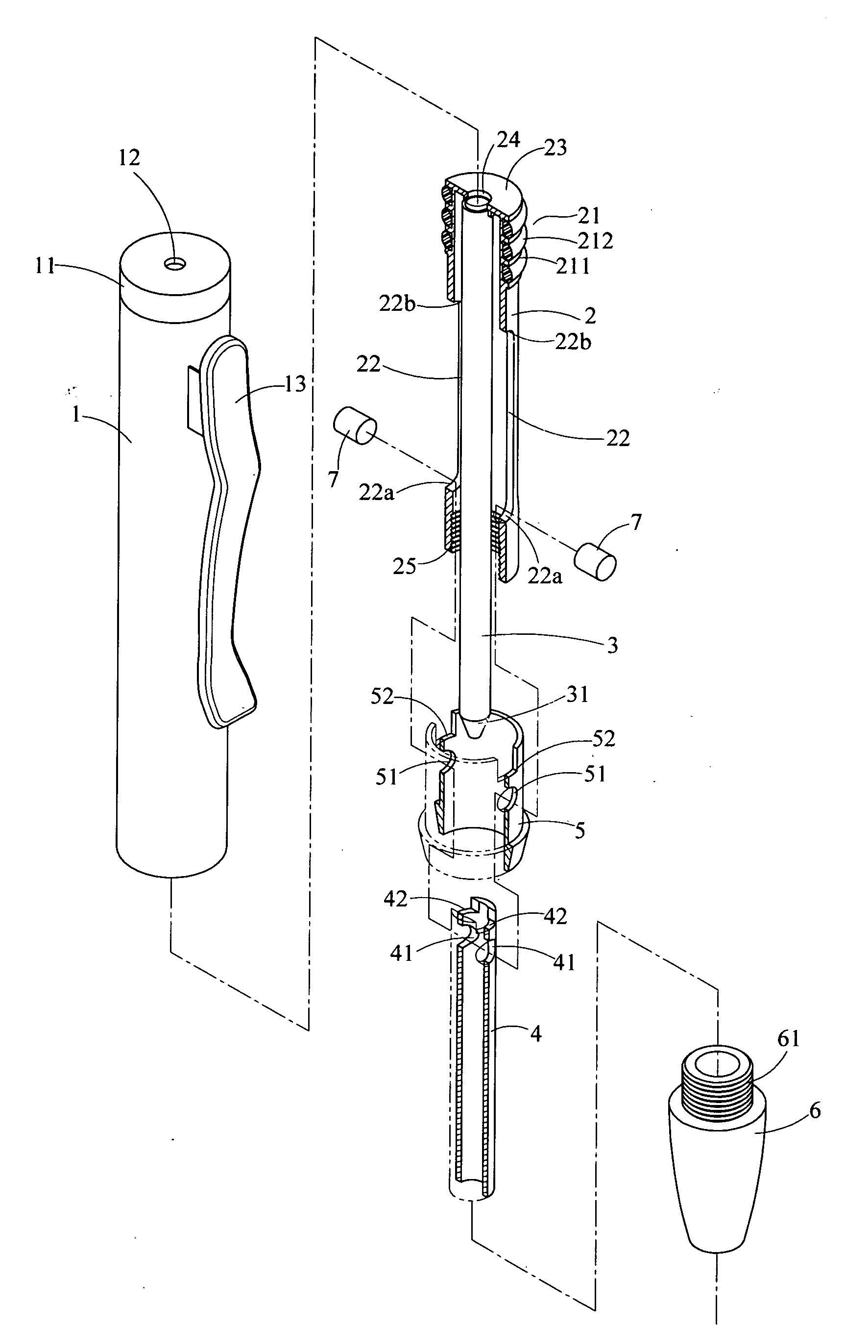 Retractable pen