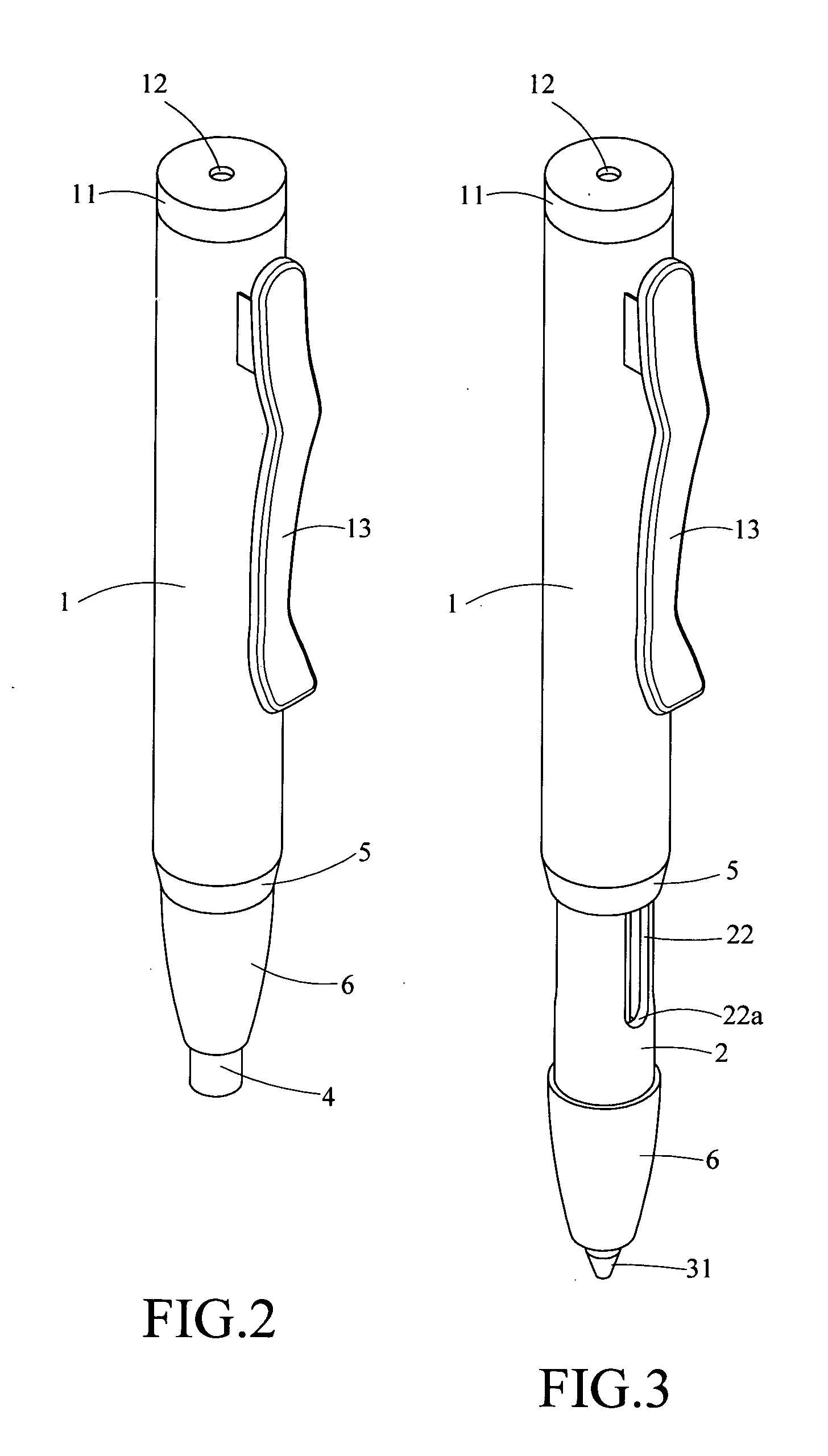 Retractable pen