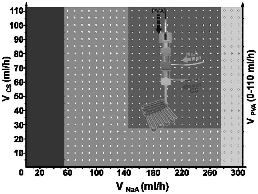 Preparation method of three-dimensional diabetic foot ulcer functional medical dressing