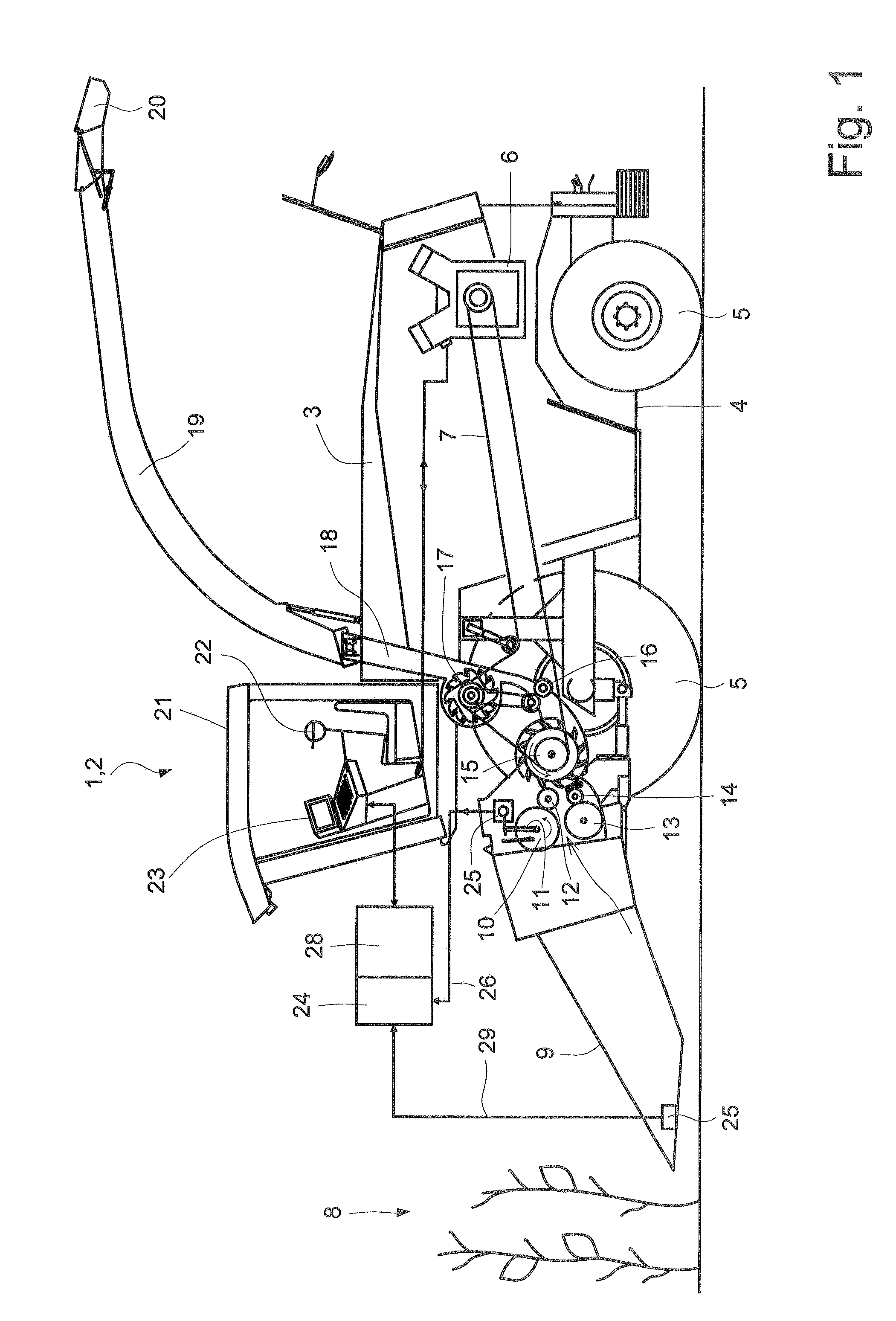 Agricultural harvesting machine