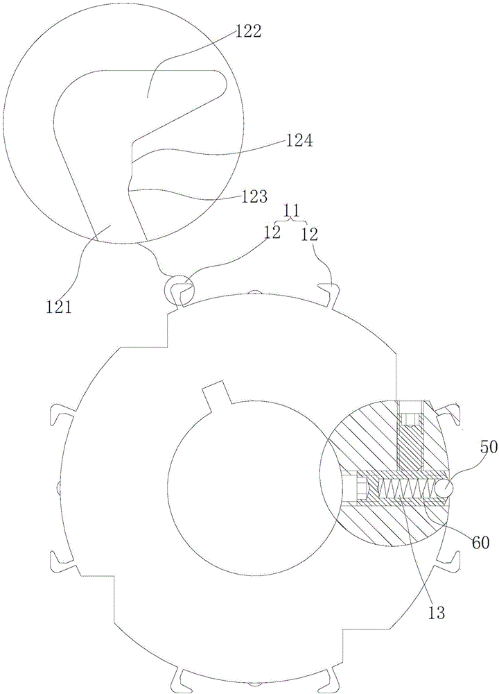 Partitioned motor