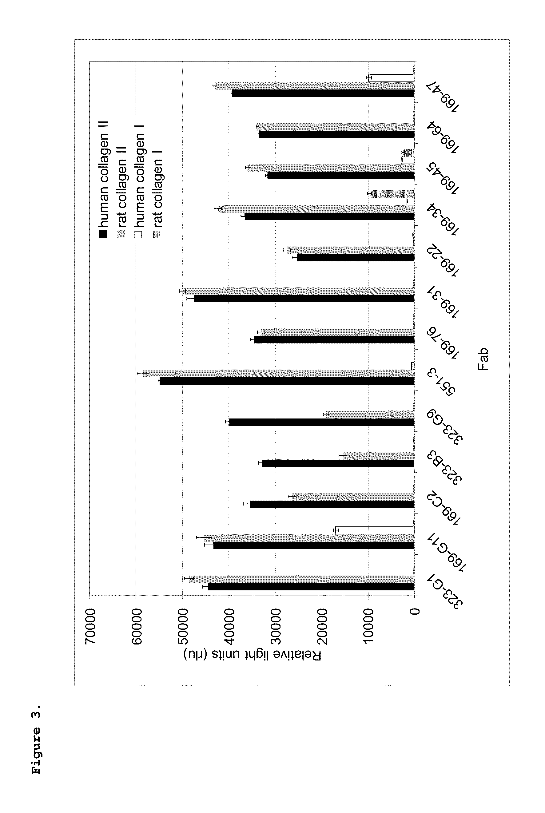 Antibodies binding human collagen II