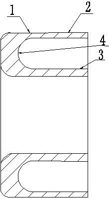 Electromagnetic coil groove of automobile air-conditioning clutch