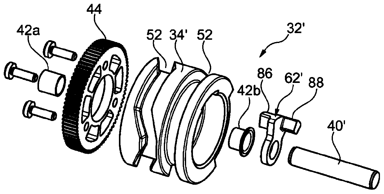 Shift roller arrangement and transmission arrangement