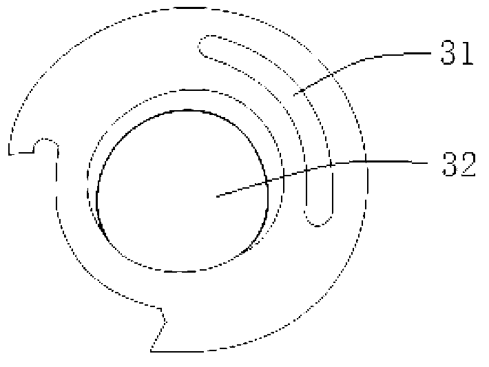 Two-way rotating automatic reset spring elastic rotating shaft device and handle using same