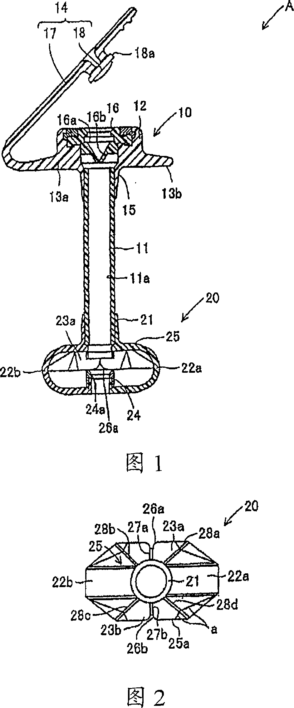 Intracorporeal indwelling equipment