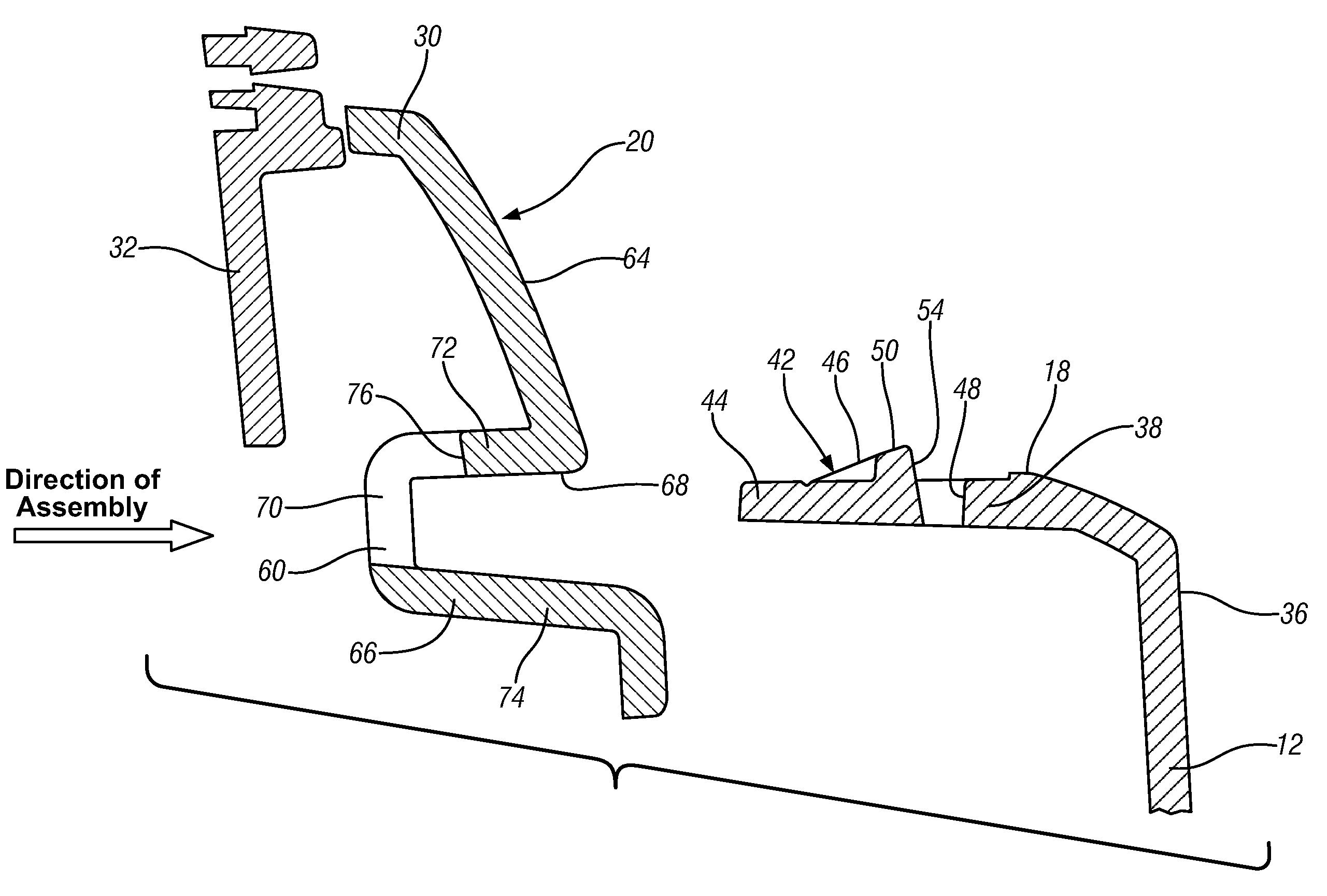 Vehicle fascia and grille assembly