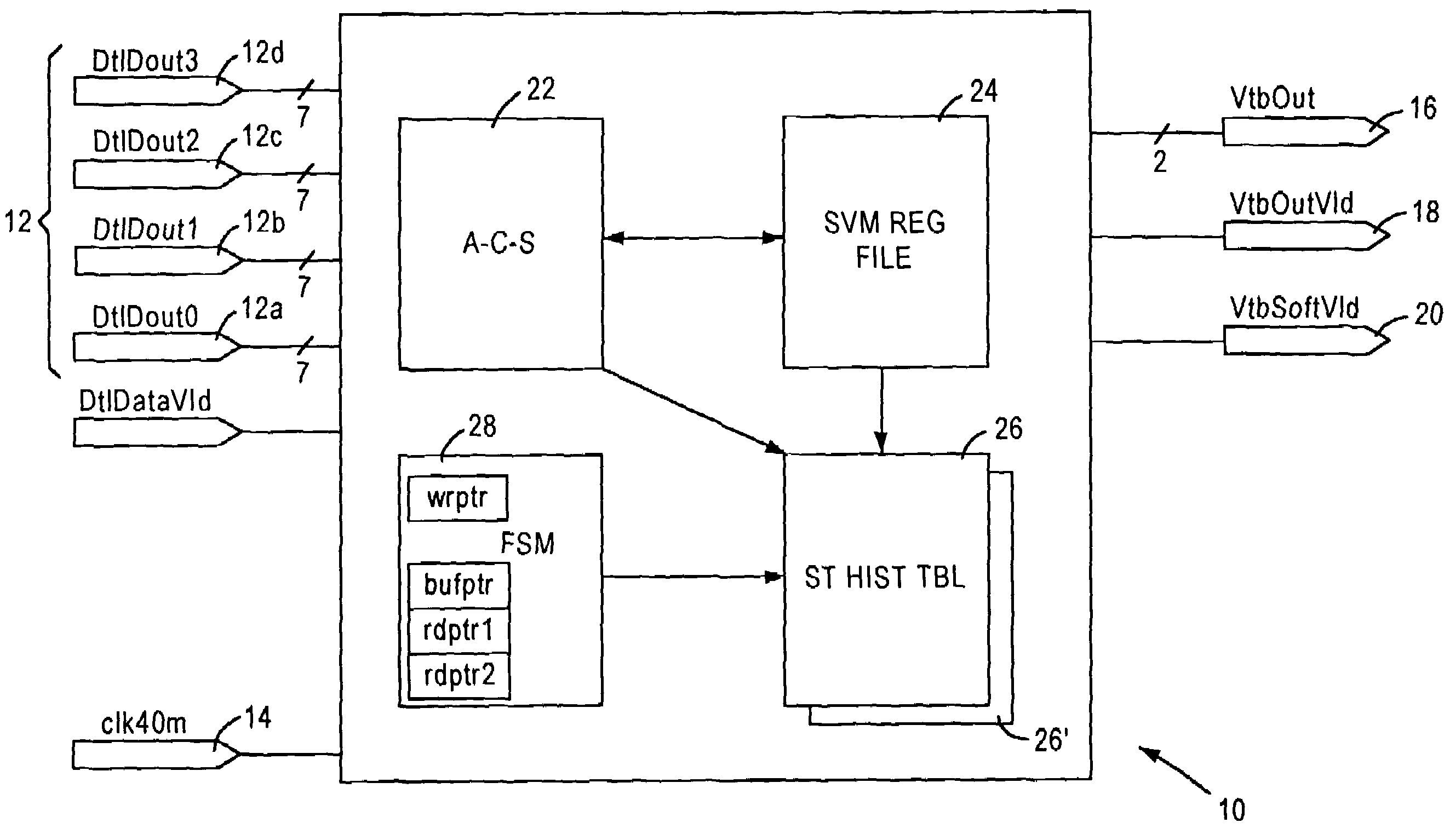 Viterbi decoder utilizing partial backtracing