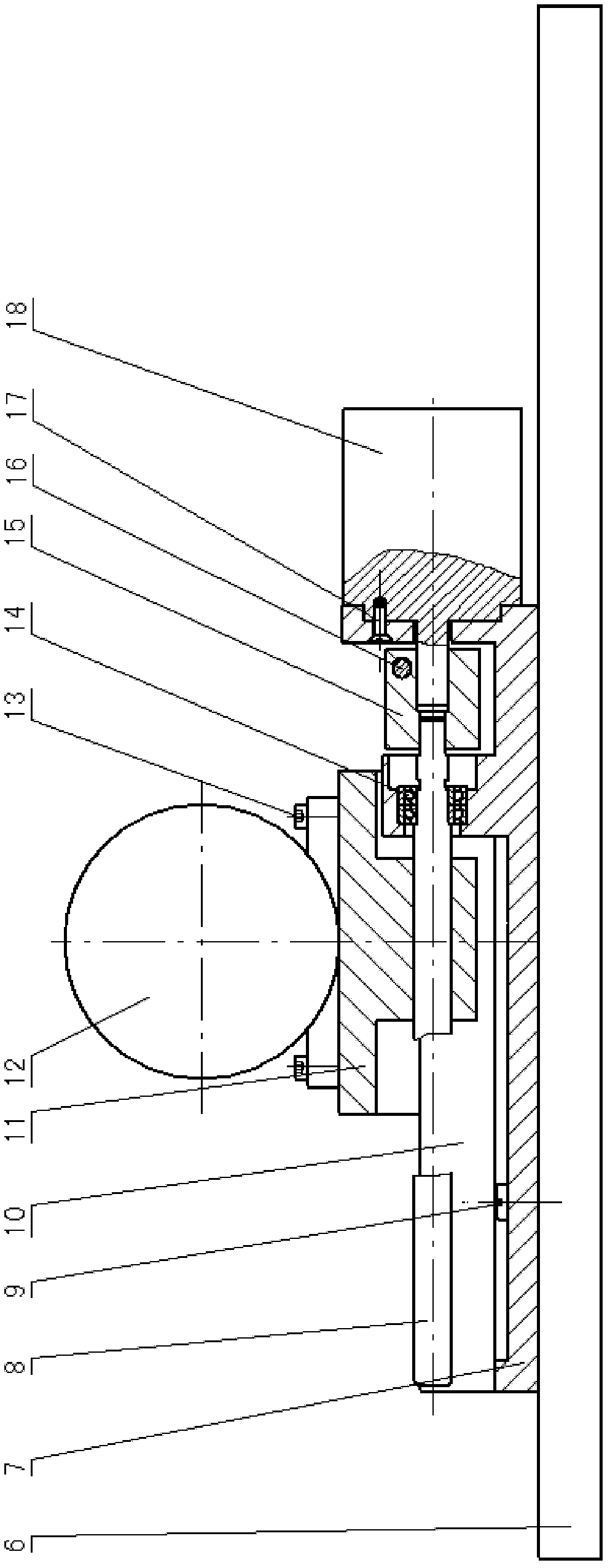 Laser beam expanding lens transposition mechanism