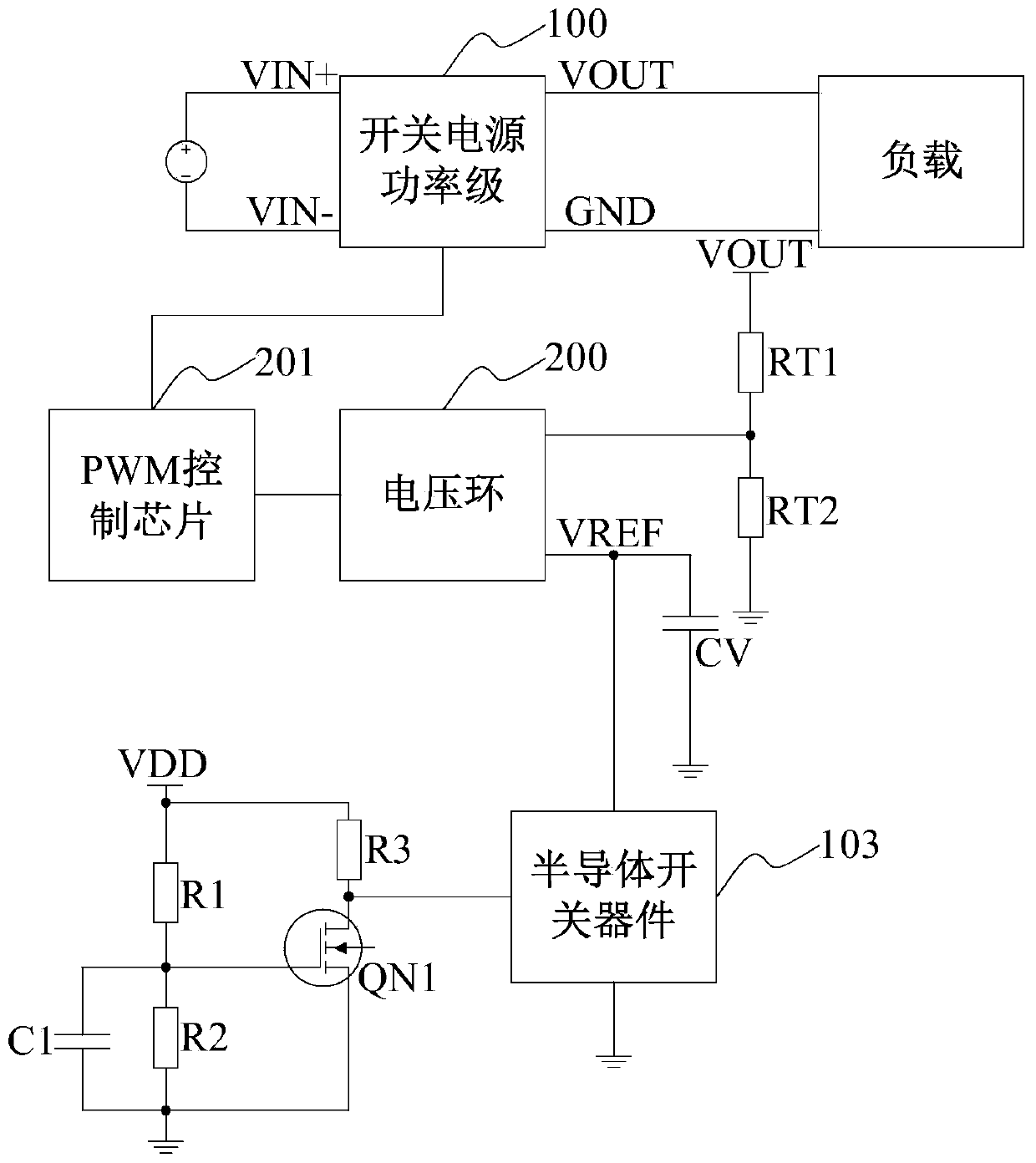 Switching power supply circuit and system