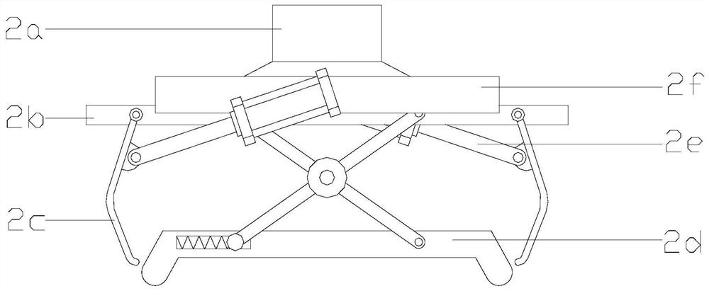 An automated palletizing device for logistics