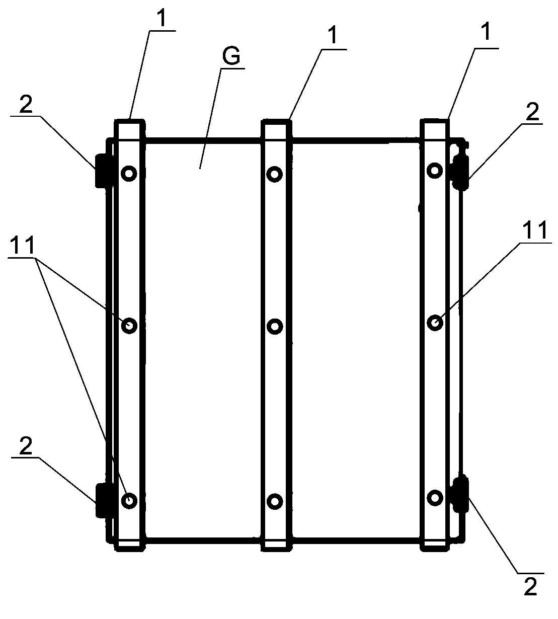 A support device for heat treatment process